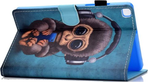 ZAMYKANE ETUI TABLET SAMSUNG GALAXY TAB A8 8" 2019 NIEBIESKIE TŁO MAŁPKA ZAMYKANE ETUI TABLET SAMSUNG GALAXY TAB A8 8" 2019 NIEBIESKIE TŁO MAŁPKA