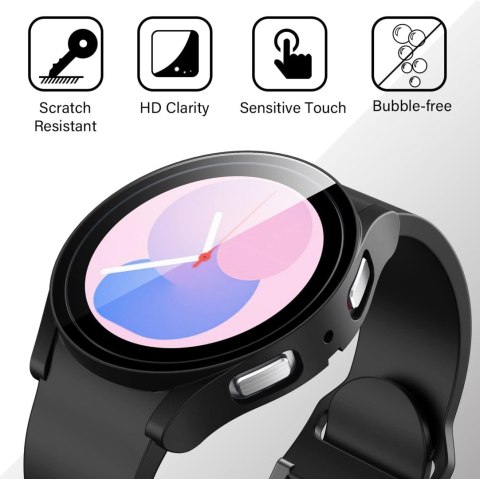 2x ETUI DO ZEGARKA SAMSUNG GALAXY WATCH 4/5 40mm OBUDOWA CZARNA & BEZBARWNA