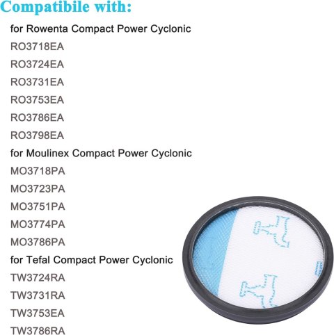 2xFILTR WSTĘPNY DO ODKURZACZA ROWENTA MOULINEX TEFAL GĄBKOWY 2xFILTR WSTĘPNY DO ODKURZACZA ROWENTA MOULINEX TEFAL GĄBKOWY