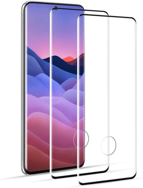 2x SZKŁO HARTOWANE DO SAMSUNG GALAXY S20+ 5G ZAOKRĄGLONE BOKI CZARNE RAMKI 2x SZKŁO HARTOWANE DO SAMSUNG GALAXY S20+ 5G ZAOKRĄGLONE BOKI CZARNE RAMKI
