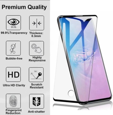 2x SZKŁO HARTOWANE DO SAMSUNG GALAXY S20+ 5G ZAOKRĄGLONE BOKI CZARNE RAMKI 2x SZKŁO HARTOWANE DO SAMSUNG GALAXY S20+ 5G ZAOKRĄGLONE BOKI CZARNE RAMKI