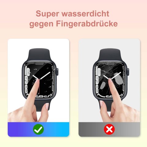 4x FOLIA OCHRONNA NA ZEGAREK APPLE WATCH SERIES 7/8 41MM 4x FOLIA OCHRONNA NA ZEGAREK APPLE WATCH SERIES 7/8 41MM