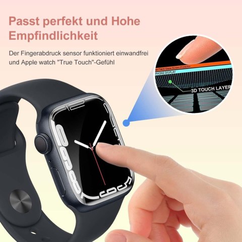 4x FOLIA OCHRONNA NA ZEGAREK APPLE WATCH SERIES 7/8 41MM 4x FOLIA OCHRONNA NA ZEGAREK APPLE WATCH SERIES 7/8 41MM