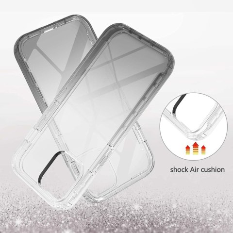 ETUI BUMPER APPLE IPHONE 13 PRO 6.1" SILIKONOWY CZARNE OMBRE OCHRONA 360° ETUI BUMPER APPLE IPHONE 13 PRO 6.1" SILIKONOWY CZARNE OMBRE OCHRONA 360°