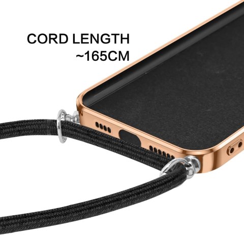 ETUI CZARNE APPLE IPHONE 13 PRO MAX 6,7" ZŁOTA RAMKA RING SILIKONOWE PLECKI ETUI CZARNE APPLE IPHONE 13 PRO MAX 6,7" ZŁOTA RAMKA RING SILIKONOWE PLECKI