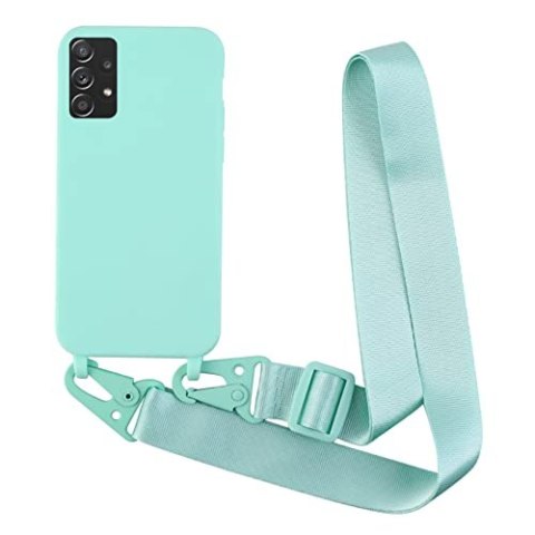 ETUI DO SAMSUNG GALAXY A72 SILIKONOWE ZIELONE MIĘTOWE PLECKI +SMYCZ SM-A725 ETUI DO SAMSUNG GALAXY A72 SILIKONOWE ZIELONE MIĘTOWE PLECKI +SMYCZ SM-A725