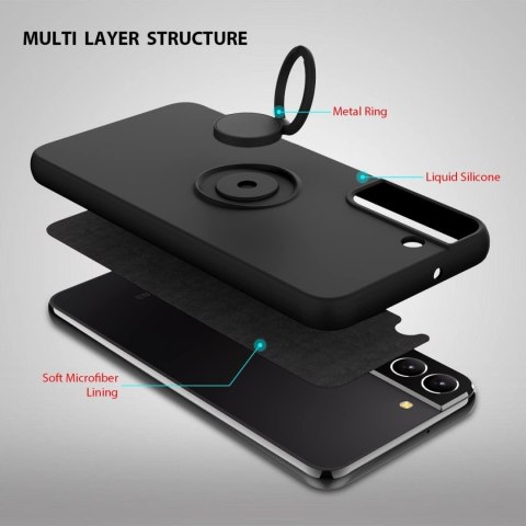 ETUI DO SAMSUNG GALAXY S22+ SOLIDNE CZARNE PLECKI +2x SZKŁO HARTOWANE ETUI DO SAMSUNG GALAXY S22+ SOLIDNE CZARNE PLECKI +2x SZKŁO HARTOWANE