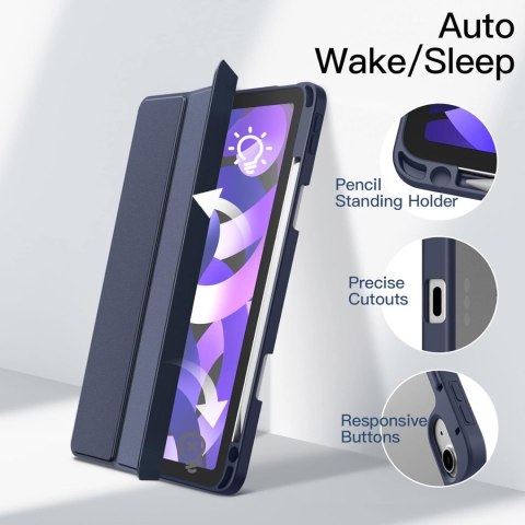 ETUI DO TABLETU APPLE IPAD AIR 5/4 (2022/2020) 10,9' GRANATOWE ZAMYKANE ETUI DO TABLETU APPLE IPAD AIR 5/4 (2022/2020) 10,9' GRANATOWE ZAMYKANE
