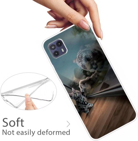 ETUI MOTOROLA MOTO G50 5G WIELOKOLOROWE PLECKI MAŁY KOT + SZKŁO HARTOWANE ETUI MOTOROLA MOTO G50 5G WIELOKOLOROWE PLECKI MAŁY KOT + SZKŁO HARTOWANE