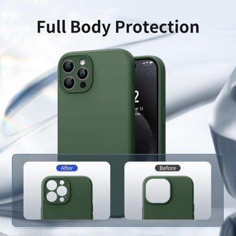 ETUI POKROWIEC DO APPLE IPHONE 15 PRO MAX CASE ZIELONE SOLIDNE PLECKI A3106 ETUI POKROWIEC DO APPLE IPHONE 15 PRO MAX CASE ZIELONE SOLIDNE PLECKI A3106