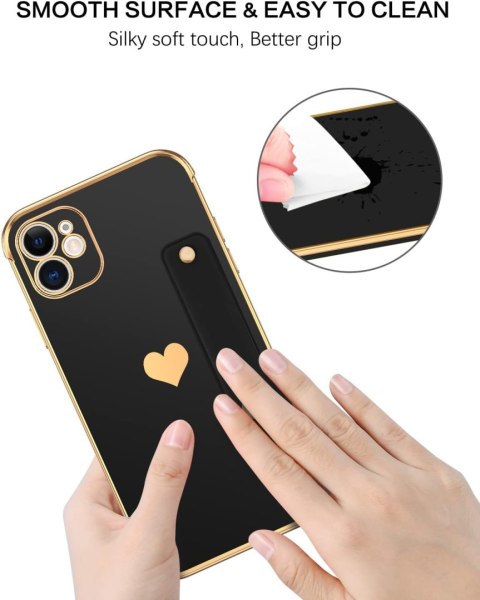 ETUI POKROWIEC DO APPLE IPHONE XR CZARNE ZŁOTE SOLIDNE WYTRZYMAŁE PLECKI ETUI POKROWIEC DO APPLE IPHONE XR CZARNE ZŁOTE SOLIDNE WYTRZYMAŁE PLECKI
