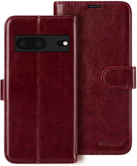 ETUI POKROWIEC DO GOOGLE PIXEL 7 BRĄZOWY ZAMYKANY CASE Z KLAPKĄ ECOSKÓRA ETUI POKROWIEC DO GOOGLE PIXEL 7 BRĄZOWY ZAMYKANY CASE Z KLAPKĄ ECOSKÓRA