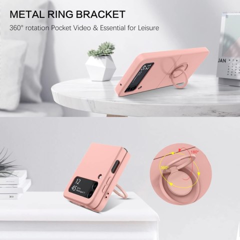 ETUI POKROWIEC DO SAMSUNG GALAXY Z FLIP 3 CASE SKŁADANY BEŻOWY SOLIDNY ETUI POKROWIEC DO SAMSUNG GALAXY Z FLIP 3 CASE SKŁADANY BEŻOWY SOLIDNY