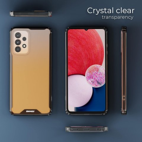 ETUI POKROWIEC SAMSUNG GALAXY A13 4G CZARNA RAMKA BEZBARWNE PLECKI M-A135 ETUI POKROWIEC SAMSUNG GALAXY A13 4G CZARNA RAMKA BEZBARWNE PLECKI M-A135