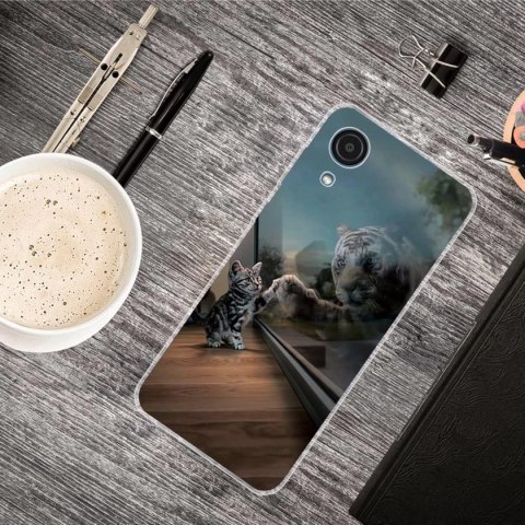 ETUI SAMSUNG GALAXY A03s CASE SILIKONOWY KOT +SZKŁO HARTOWANE ETUI SAMSUNG GALAXY A03s CASE SILIKONOWY KOT +SZKŁO HARTOWANE