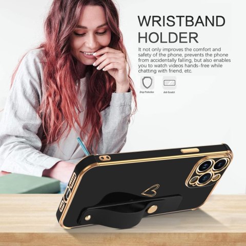 ETUI SILIKONOWE APPLE IPHONE 14 PRO MAX CASE CZARNY ZŁOTY Z UCHWYTEM ETUI SILIKONOWE APPLE IPHONE 14 PRO MAX CASE CZARNY ZŁOTY Z UCHWYTEM