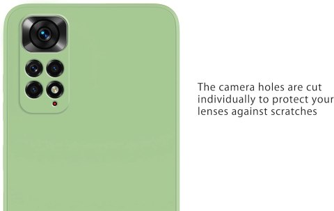 ETUI SILIKONOWE XIAOMI REDMI NOTE 11/NOTE 11S ZIELONE Z MIKROFIBRĄ LEKKIE ETUI SILIKONOWE XIAOMI REDMI NOTE 11/NOTE 11S ZIELONE Z MIKROFIBRĄ LEKKIE