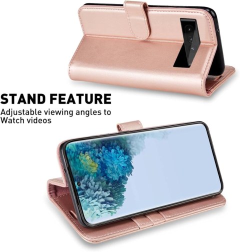 ETUI ZAMYKANE Z KLAPKĄ GOOGLE PIXEL 7 PRO RÓŻOWE EKOSKÓRA +FOLIA OCHRONNA ETUI ZAMYKANE Z KLAPKĄ GOOGLE PIXEL 7 PRO RÓŻOWE EKOSKÓRA +FOLIA OCHRONNA