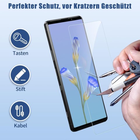 SZKŁO HARTOWANE DO SONY XPERIA 1 III SOLIDNA OSŁONA EKRANU 2 SZTUKI SZKŁO HARTOWANE DO SONY XPERIA 1 III SOLIDNA OSŁONA EKRANU 2 SZTUKI