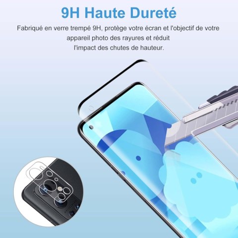 ZESTAW 2x SZKŁO HARTOWANE DO ONEPLUS 9 PRO +2x SZKŁO NA APARAT LE2123 ZESTAW 2x SZKŁO HARTOWANE DO ONEPLUS 9 PRO +2x SZKŁO NA APARAT LE2123