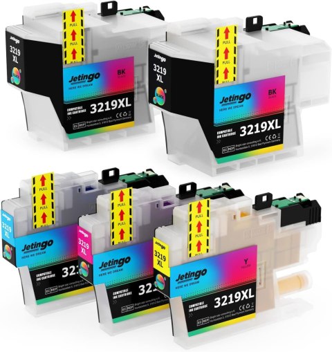 ZESTAW TUSZY LC3219XL 2xCZARNY CYJAN MAGENTA ŻÓŁTY ZAMIENNE Z BROTHER LC3219 CAP ZESTAW TUSZY LC3219XL 2xCZARNY CYJAN MAGENTA ŻÓŁTY ZAMIENNE Z BROTHER LC3219 CAP
