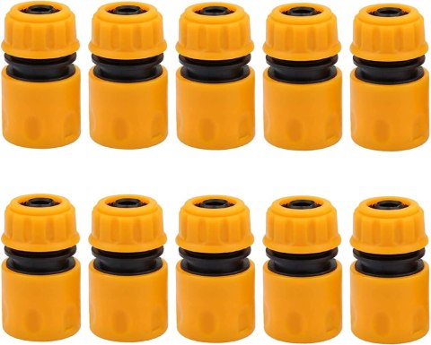 10x ZŁĄCZKA DO WĘŻY OGRODOWYCH SZYBKOZŁĄCZKI ŁĄCZNIK 1/2" 10x ZŁĄCZKA DO WĘŻY OGRODOWYCH SZYBKOZŁĄCZKI ŁĄCZNIK 1/2"