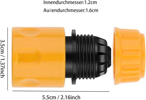 10x ZŁĄCZKA DO WĘŻY OGRODOWYCH SZYBKOZŁĄCZKI ŁĄCZNIK 1/2" 10x ZŁĄCZKA DO WĘŻY OGRODOWYCH SZYBKOZŁĄCZKI ŁĄCZNIK 1/2"