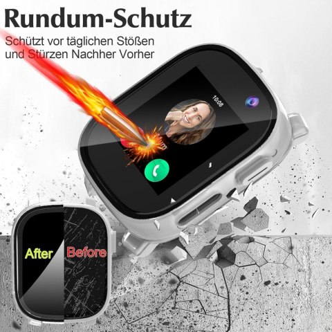 2x ETUI BEZBARWNE NA ZEGAREK LOKALIZATOR VODAFONE XPLORA X6 PLAY