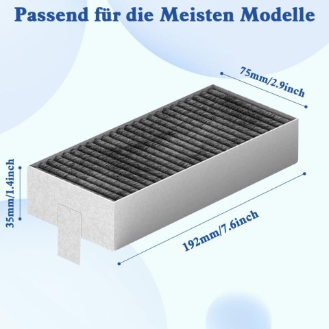 4xFILTR WĘGLOWY OKAP SZEREGOWY SIEMENS BOSCH NEFF GAGGENAU 19x7,5x3,5cm 4xFILTR WĘGLOWY OKAP SZEREGOWY SIEMENS BOSCH NEFF GAGGENAU 19x7,5x3,5cm
