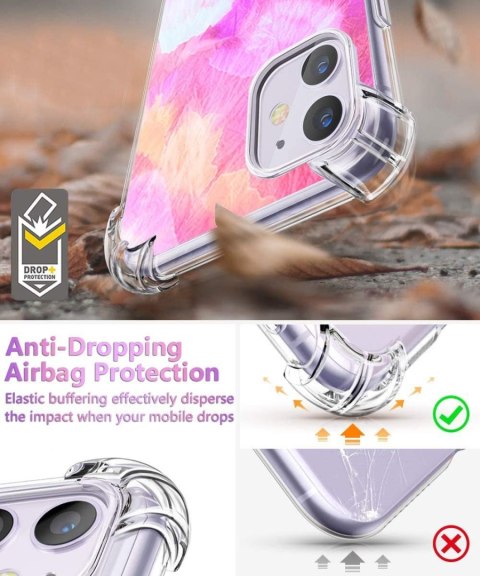 ETUI APPLE IPHONE 11 CASE SILIKONOWY RÓŻOWE ŻÓŁTE WZORKI AKWARELA ETUI APPLE IPHONE 11 CASE SILIKONOWY RÓŻOWE ŻÓŁTE WZORKI AKWARELA