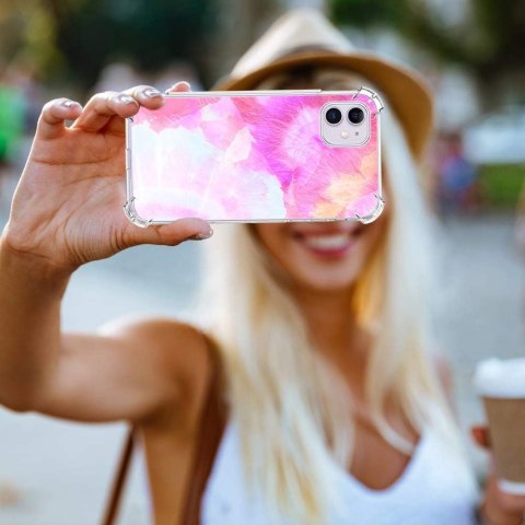 ETUI APPLE IPHONE 11 CASE SILIKONOWY RÓŻOWE ŻÓŁTE WZORKI AKWARELA ETUI APPLE IPHONE 11 CASE SILIKONOWY RÓŻOWE ŻÓŁTE WZORKI AKWARELA