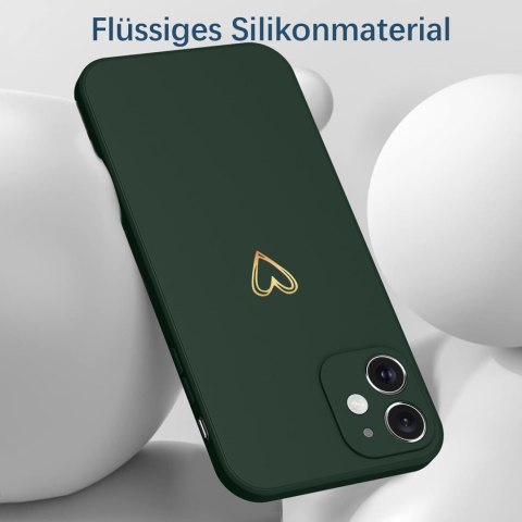 ETUI DO APPLE IPHONE 12 CASE PLECKI BUTELKOWA ZIELEŃ ZŁOTE SERDUSZKO ETUI DO APPLE IPHONE 12 CASE PLECKI BUTELKOWA ZIELEŃ ZŁOTE SERDUSZKO