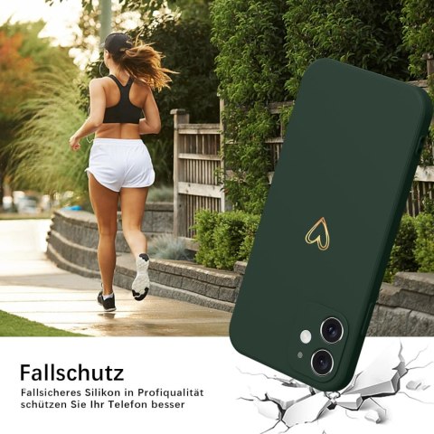 ETUI DO APPLE IPHONE 12 CASE PLECKI BUTELKOWA ZIELEŃ ZŁOTE SERDUSZKO ETUI DO APPLE IPHONE 12 CASE PLECKI BUTELKOWA ZIELEŃ ZŁOTE SERDUSZKO