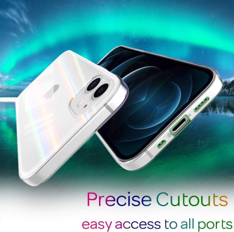 ETUI DO APPLE IPHONE 12 MINI 5.4" CASE BEZBARWNE HOLOGRAMOWE PLECKI A2176 ETUI DO APPLE IPHONE 12 MINI 5.4" CASE BEZBARWNE HOLOGRAMOWE PLECKI A2176