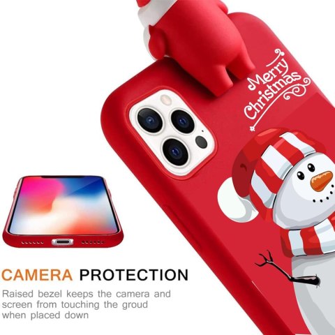 ETUI POKROWIEC DO APPLE IPHONE 12 CASE CZERWONE ŚWIĄTECZNE PLECKI 3D ŚWIĘTA ETUI POKROWIEC DO APPLE IPHONE 12 CASE CZERWONE ŚWIĄTECZNE PLECKI 3D ŚWIĘTA