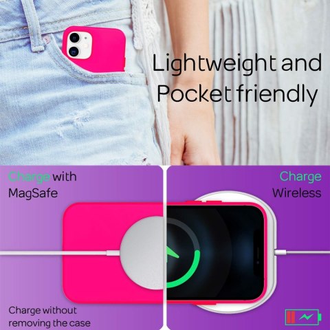 ETUI POKROWIEC DO APPLE IPHONE 12/12 PRO RÓŻOWE NEONOWE SOLIDNE PLECKI ETUI POKROWIEC DO APPLE IPHONE 12/12 PRO RÓŻOWE NEONOWE SOLIDNE PLECKI