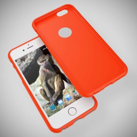 ETUI POKROWIEC DO APPLE IPHONE 6/6S POMARAŃCZOWE NEONOWE SILIKONOWE PLECKI ETUI POKROWIEC DO APPLE IPHONE 6/6S POMARAŃCZOWE NEONOWE SILIKONOWE PLECKI