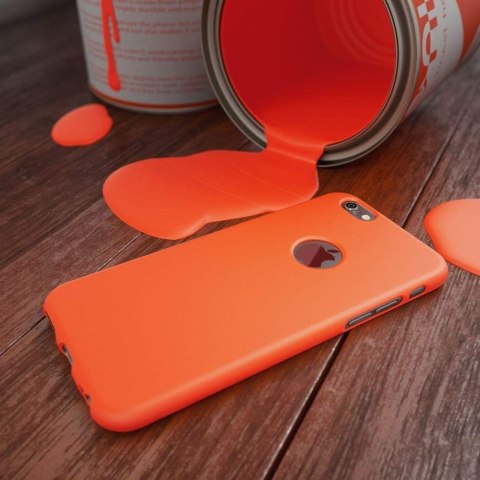 ETUI POKROWIEC DO APPLE IPHONE 6/6S POMARAŃCZOWE NEONOWE SILIKONOWE PLECKI ETUI POKROWIEC DO APPLE IPHONE 6/6S POMARAŃCZOWE NEONOWE SILIKONOWE PLECKI