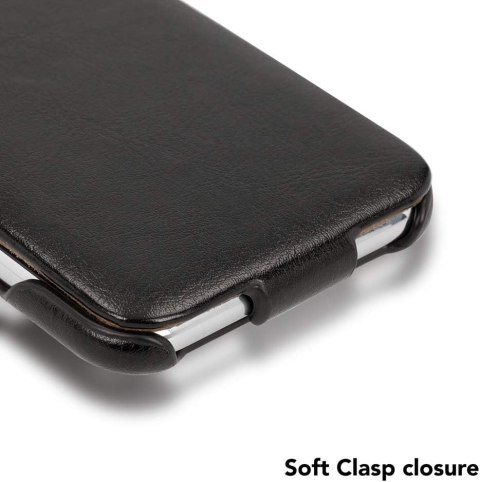 ETUI POKROWIEC DO APPLE IPHONE XS/IPHONE X CASE Z KLAPKĄ ZAMYKANY CZARNY ETUI POKROWIEC DO APPLE IPHONE XS/IPHONE X CASE Z KLAPKĄ ZAMYKANY CZARNY
