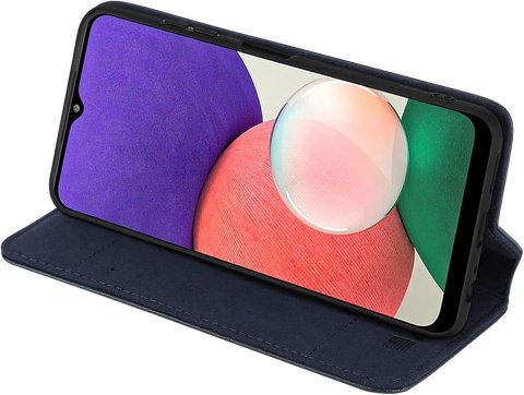 ETUI POKROWIEC DO SAMSUNG GALAXY A22 5G CASE ZAMYKANY Z KLAPKĄ NIEBIESKI ETUI POKROWIEC DO SAMSUNG GALAXY A22 5G CASE ZAMYKANY Z KLAPKĄ NIEBIESKI