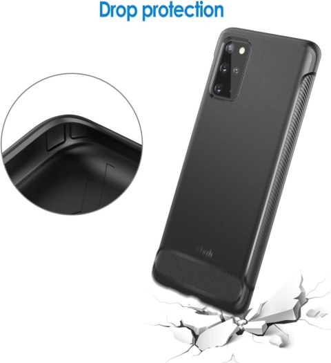 ETUI POKROWIEC DO SAMSUNG GALAXY S20+ SOLIDNE SILIKONOWE CZARNE PLECKI ETUI POKROWIEC DO SAMSUNG GALAXY S20+ SOLIDNE SILIKONOWE CZARNE PLECKI
