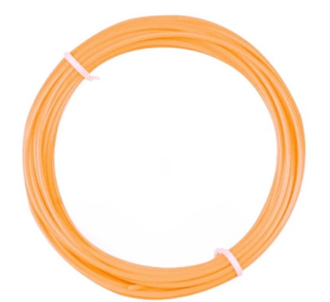 FILAMENT PLA DO PIÓRA DRUKARKI 3D POMARAŃCZOWY 5m 1,75 mm FILAMENT PLA DO PIÓRA DRUKARKI 3D POMARAŃCZOWY 5m 1,75 mm