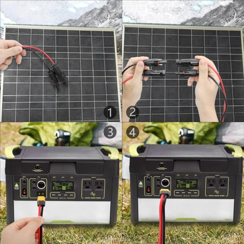 KABEL SOLARNY ZŁĄCZE ADAPTER XT60 12AWG 60CM DO PANELU SŁONECZNEGO KABEL SOLARNY ZŁĄCZE ADAPTER XT60 12AWG 60CM DO PANELU SŁONECZNEGO