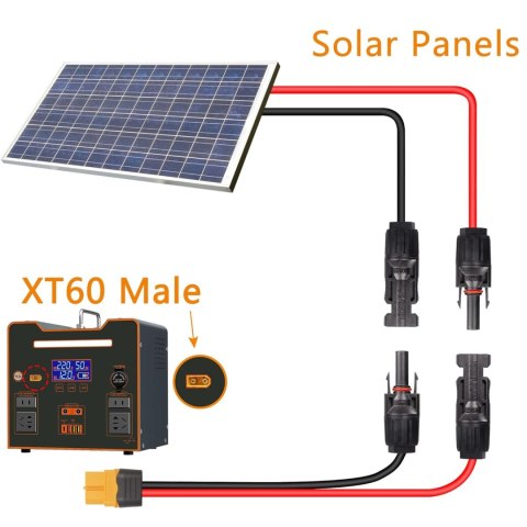 KABEL SOLARNY ZŁĄCZE ADAPTER XT60 12AWG 60CM DO PANELU SŁONECZNEGO KABEL SOLARNY ZŁĄCZE ADAPTER XT60 12AWG 60CM DO PANELU SŁONECZNEGO