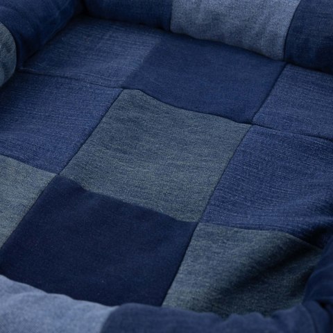 LEGOWISKO DLA PSA KOTA JEANS RECYKLING HANDMADE 55x55cm LEGOWISKO DLA PSA KOTA JEANS RECYKLING HANDMADE 55x55cm