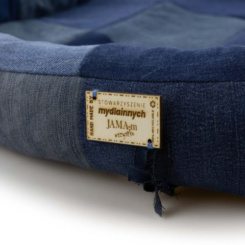 LEGOWISKO DLA PSA KOTA JEANS RECYKLING HANDMADE 70x55cm LEGOWISKO DLA PSA KOTA JEANS RECYKLING HANDMADE 70x55cm