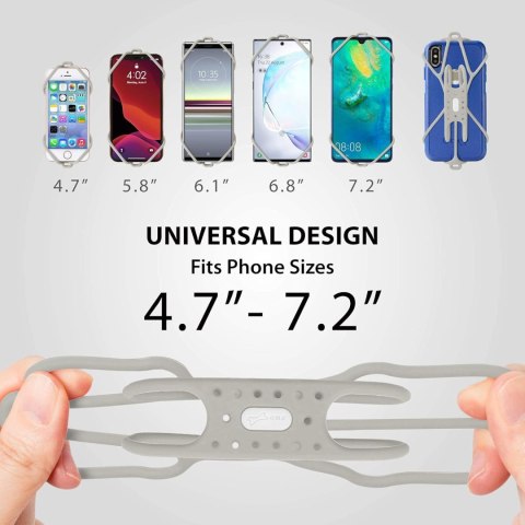 OPASKA UCHWYT NA TELEFON IPHONE SAMSUNG XIAOMI DO BIEGANIA JOGGINGU SZARA OPASKA UCHWYT NA TELEFON IPHONE SAMSUNG XIAOMI DO BIEGANIA JOGGINGU SZARA