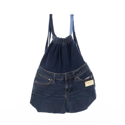 PLECAK WOREK JEANS RECYKLING HANDMADE 50x50cm PLECAK WOREK JEANS RECYKLING HANDMADE 50x50cm