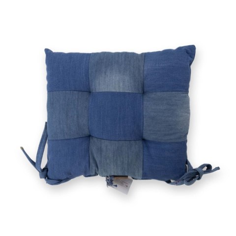 PODUSZKA NA KRZESŁO JEANS RECYKLING HANDMADE 40x35cm PODUSZKA NA KRZESŁO JEANS RECYKLING HANDMADE 40x35cm
