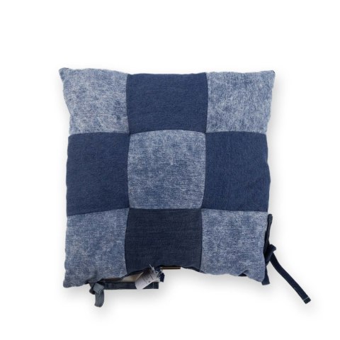 PODUSZKA NA KRZESŁO JEANS RECYKLING HANDMADE 40x40cm PODUSZKA NA KRZESŁO JEANS RECYKLING HANDMADE 40x40cm